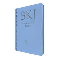 King james 1611 Ampliada Ultrafina Slim Branca - Biblia sagrada Compacta