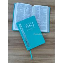 KING JAMES 1611 Ultrafina Slim - Biblia sagrada Compacta Linguagem Original Cor verde