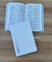 KING JAMES Slim azul Ultrafina - Biblia sagrada Compacta Linguagem Original 21x14 cm