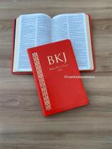 KING JAMES Slim azul Ultrafina - Biblia sagrada Compacta Linguagem Original 21x14 cm - bv books