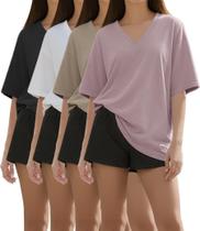 Kinglaman Pack de 4 Remeras Oversized para Mujer Talle XL Kinglaman Pack de 4 Remeras Oversized para Mujer Talle XL