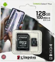 Kingston 128GB microSDXC Lona selecione Plus 100MB/s Ler A1 Class 10 UHS-I