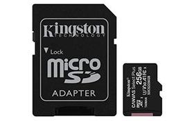 Kingston 256GB microSDXC Canvas Select Plus 100MB/s Read A1 Class 10 UHS-I Memory Card + Adaptador (SDCS2/256GB)