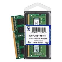 Kingston ValueRAM 8GB 2666MHz DDR4 NãoECC CL19 SODIMM 1Rx16 1,2V Kingston ValueRAM 8GB 2666MHz DDR4 NãoECC CL19 SODIMM 1Rx16 1,2V