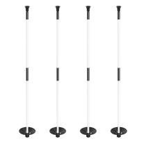KINGTOP Poste de Bandera de Golf de Fibra de Vidrio de 90 cm - Paquete de 4 KINGTOP Poste de Bandera de Golf de Fibra de Vidrio de 90 cm - Paquete de 4