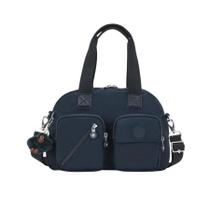 Kipling Bolsa Defea Up Azul Marinho com Alça Transversal