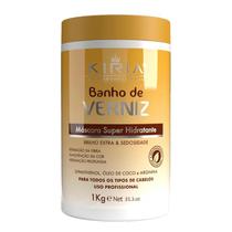 Kiria Máscara Banho de Verniz Brilho Espelhado e Hidratação 1kg Kiria Máscara Banho de Verniz Brilho Espelhado e Hidratação 1kg