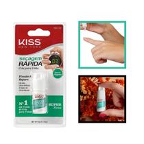 Kiss Cola Para Unhas Secagem Rapida Fixação E Reparo 3g