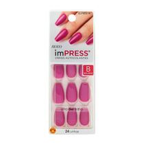 Kiss Impress Unhas Autocolantes Amethyst Bailarina