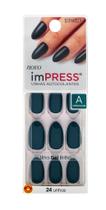 Kiss Impress Unhas Emerald Amendoada Média