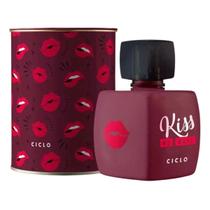 Kiss Me More Ciclo Cosméticos com Lata Desodorante Colônia Feminino 100ml