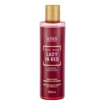 Kiss New York Body Wash Sabonete Líquido Lady In Red 300ml