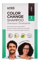 Kiss New York Color Change Shampoo Tonalizante - Preto