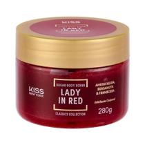 Kiss New York - Esfoliante Corporal de Açúcar Lady in Red 280g