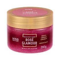 Kiss New York - Esfoliante Corporal de Açúcar Rosé Glamour 280g