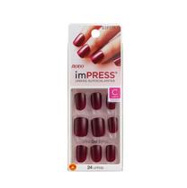 Kiss New York Impress Unhas Autocolante Curto - Matchmaker BIP220BR