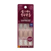 Kiss NY Unha Impress BT CT MD Marble Girl BIPAM510BR