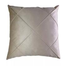 Kit 01 Almofadas Cheias Drapeadas em Suede 45x45cm Sala Sofá Quarto Kit 01 Almofadas Cheias Drapeadas em Suede 45x45cm Sala Sofá Quarto