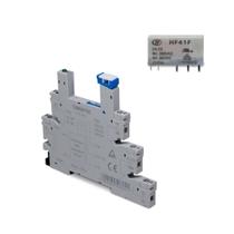 Kit 01 Base Para Relé 38.51 + 01 Relé Acoplador Fino HF41F 12 / 24Vcc / Vca Sibratec Kit 01 Base Para Relé 38.51 + 01 Relé Acoplador Fino HF41F 12 / 24Vcc / Vca Sibratec