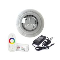 Kit 01 Led 4w Rgb Luxpool + Central Touch + Fonte 12v