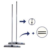 Kit 01 Rodo de Alumínio de 40 Cm + 01 Rodo de 60 Cm + 2 Refil Kit 01 Rodo de Alumínio de 40 Cm + 01 Rodo de 60 Cm + 2 Refil