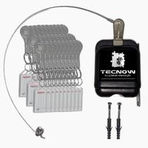 Kit 01 Travas Tecnow para Carrinho de compras em Condominio + 30 Chaves