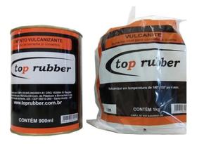 Kit 01 Vulcanite Remendo Quente 1kg+01 Cola Preta Top Rubber