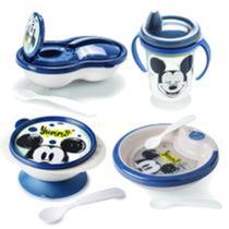 Kit 01copo +01tigela+01prato Térmico+01 Pote C/colher Mickey