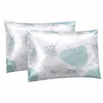 Kit 02 a 08 Fronhas de Cetim Antifrizz 50x70cm Estampada Cor:Estampa 04Tamanho:08 Fronhas (04 pares)