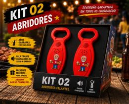 Kit 02 Abridores De Garrafas Falante Bar Do Congresso Strong Kit 02 Abridores De Garrafas Falante Bar Do Congresso Strong