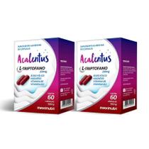 Kit 02 Acalentus L Triptofano 250Mg Indutor Do Sono 60 Caps - Maxinutri