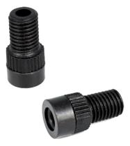 Kit 02 Adaptador Preto de Valvula Presta para SCHRADER Kit 02 Adaptador Preto de Valvula Presta para SCHRADER