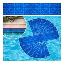 Kit 02 Adesivos Piscina Faixa Agua M4 100x30cm Kit 02 Adesivos Piscina Faixa Agua M4 100x30cm