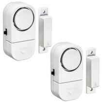 Kit 02 Alarme Sonoro Invasão Residencial Porta Janela Portão