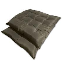 Kit 02 Almofadas Assento Futon Flat para cadeira 40x40 Kit 02 Almofadas Assento Futon Flat para cadeira 40x40