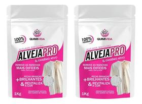 Kit 02 Alvejantes Tira Manchas Percarbonato de Sódio Alveja Pro 1 kg - Puro