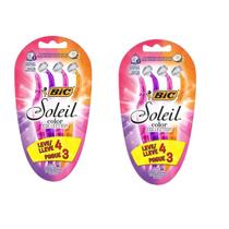 Kit 02 Aparelho de Depilar Bic Soleil 4un - Bic