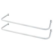 Kit 02 Araras de Roupas Cabideiro de Parede 1,00m Lazúli Kit 02 Araras de Roupas Cabideiro de Parede 1,00m Lazúli