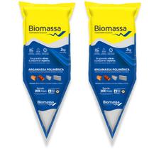 Kit 02 Argamassa Massa Pronta Assentamento De Blocos E Tijolos 3kg