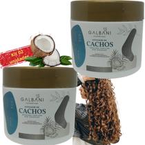 kit 02 Ativador de Cachos sem enxágue 500g Galbani
