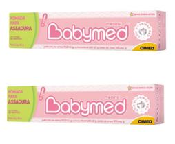 Kit 02 Babymed Rosa Pomada Para Assadura 45g - Cimed Kit 02 Babymed Rosa Pomada Para Assadura 45g - Cimed