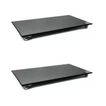 Kit 02 Bandejas Espelhadas Fumê Para Kit Lavabo Kit Higiene - CR Vidros