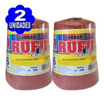 Kit 02 Barbantes Rufil 396 - Telha Nº6 - RUFIL BARBANTES Kit 02 Barbantes Rufil 396 - Telha Nº6 - RUFIL BARBANTES