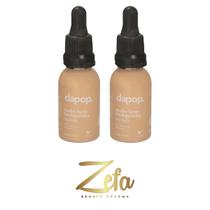 Kit 02 Base Fluída Make Bem Basiquinha 30ml Cor 03 - Dapop