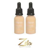 Kit 02 Base Fluída Make Bem Basiquinha 30ml Cor 0,50 - Dapop Kit 02 Base Fluída Make Bem Basiquinha 30ml Cor 0,50 - Dapop