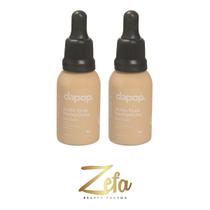 Kit 02 Base Fluída Make Bem Basiquinha 30ml Cor 0,75 - Dapop Kit 02 Base Fluída Make Bem Basiquinha 30ml Cor 0,75 - Dapop