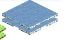 Kit 02 Bases Magneticas azul claro para Blocos de Montar Infantil Educativo Minecraft semelhante 12 cm Kit 02 Bases Magneticas azul claro para Blocos de Montar Infantil Educativo Minecraft semelhante 12 cm