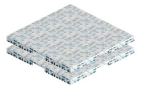 Kit 02 Bases Magneticas cinza para Blocos de Montar Infantil Educativo Minecraft semelhante Kit 02 Bases Magneticas cinza para Blocos de Montar Infantil Educativo Minecraft semelhante