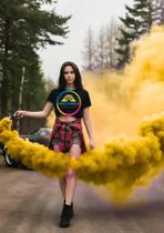 Kit 02 bastão de fumaça colorida 20mm chá revelação eventos esportivos fotos vídeos