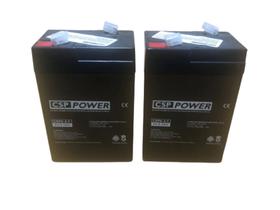 Kit 02 Baterias 6V 4,5Ah Recarregável Multiuso - Motoca Elétrica Bandeirantes ETC - Energy A/C
